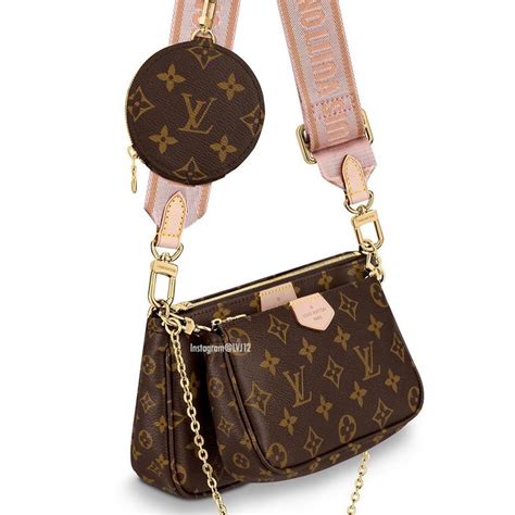 lv bag with pink strap